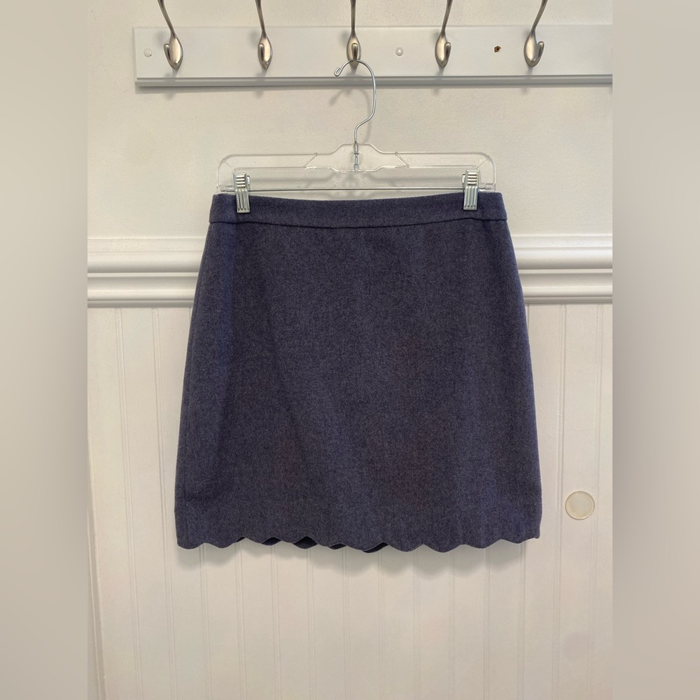 LOFT Dark Blue Mini Skirt